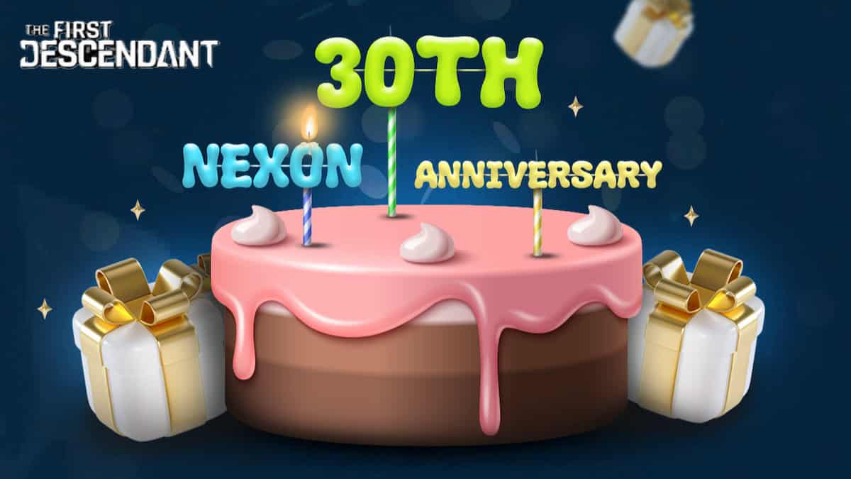 The First Descendant Nexon 30th Anniversary Event cake