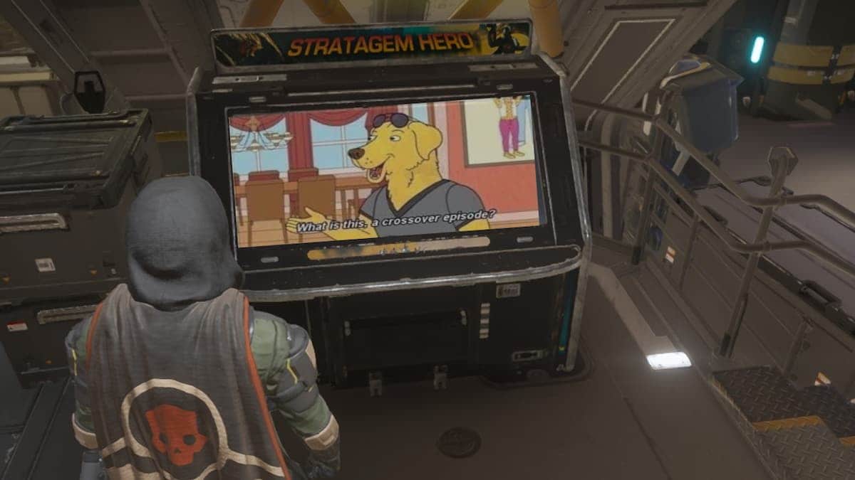 A Helldivers 2 crossover with Mr Peanutbutter