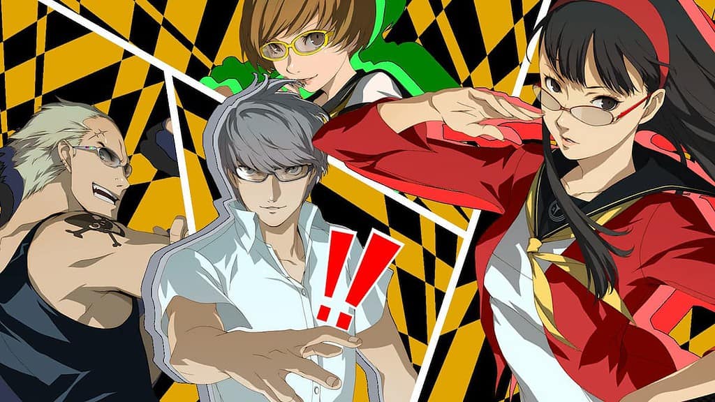 Characters in Persona 4 Golden, available in the November Humble Choice for Steam Deck.