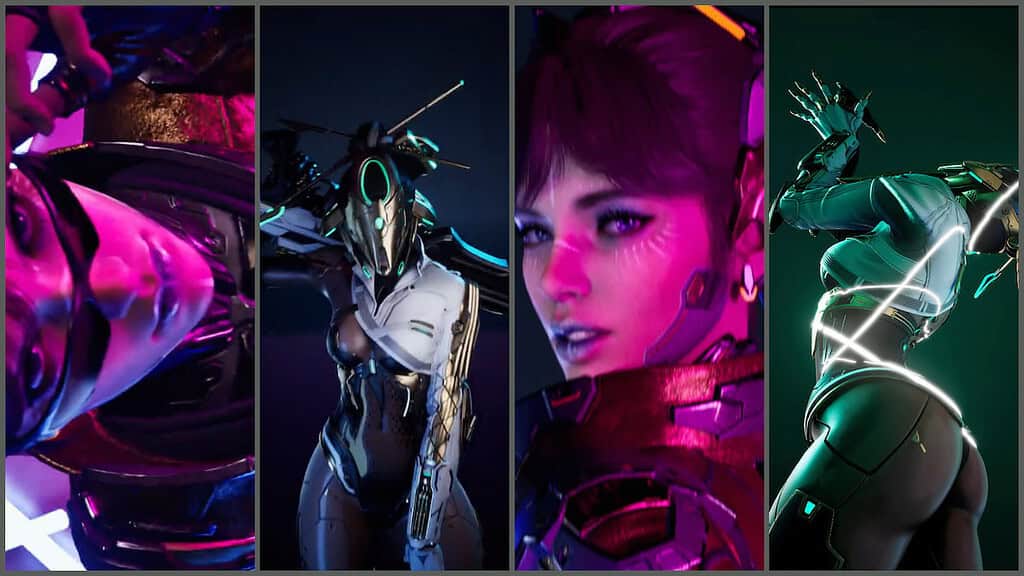 The First Descendant four images Ultimate Sharen skins