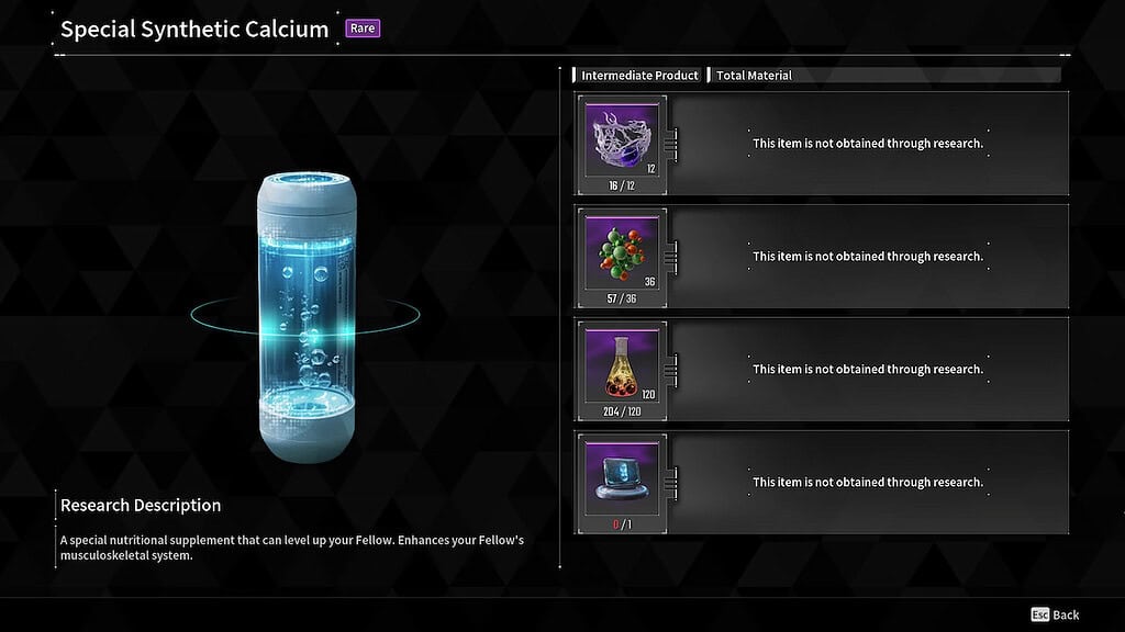 The First Descendant Special Synthetic Calcium image and required materials