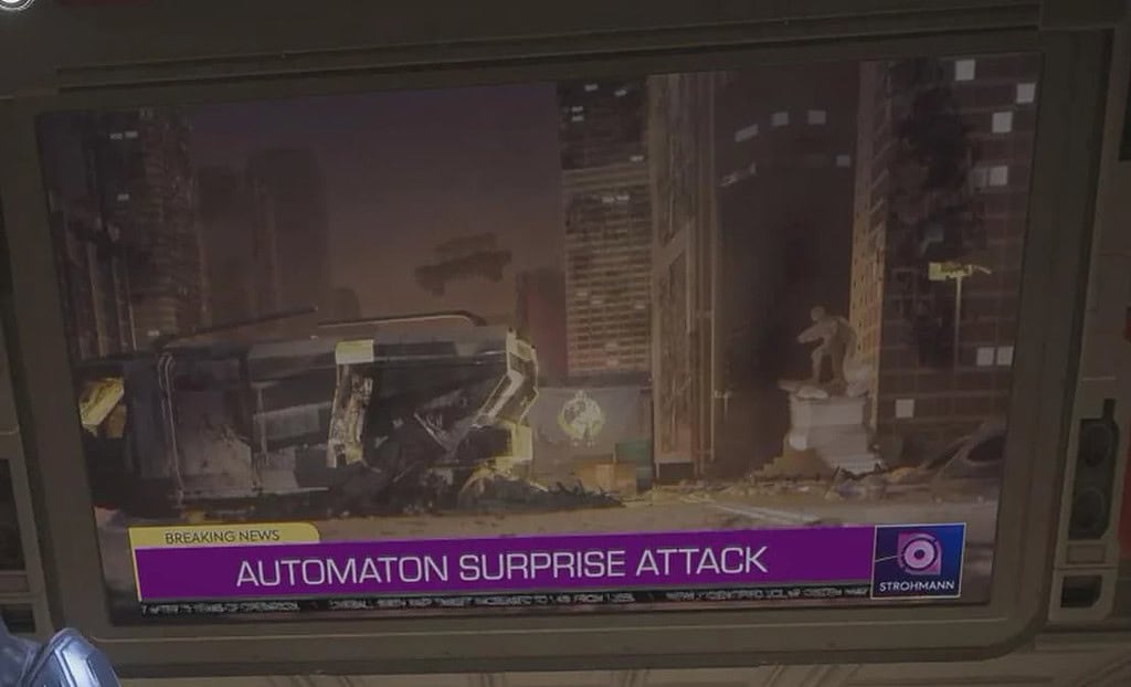 A report of a surprise Automaton attack in one of the urban environments in Helldivers 2