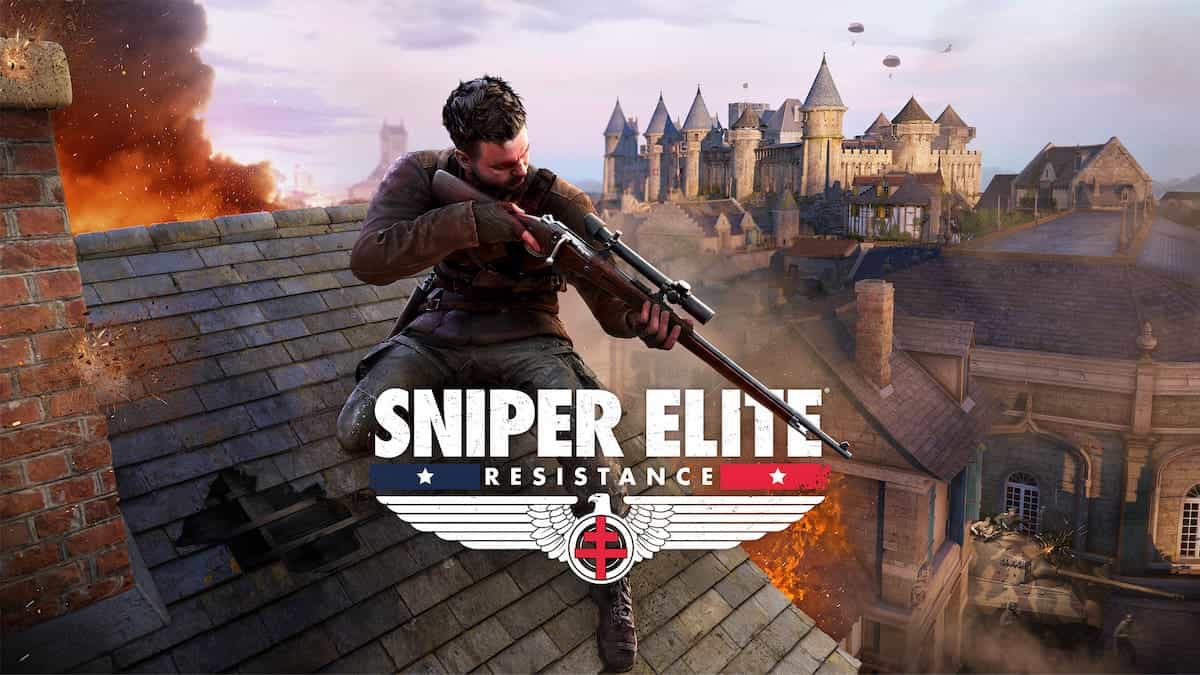 Sniper Elite: Resistance protagonist aiming a sniper rifle