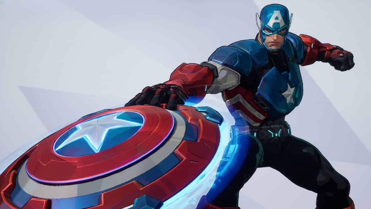 Captain America in Marvel Rivals.