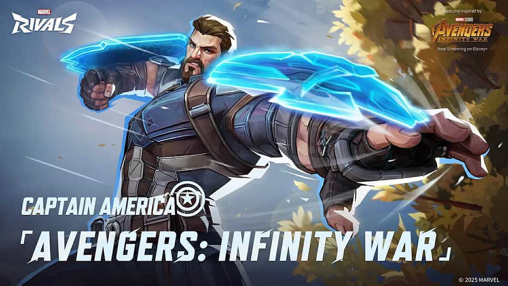 New Captain America skin in Marvel Rivals.