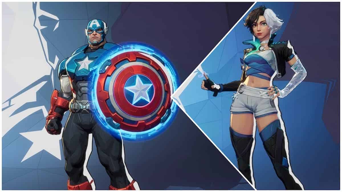 Captain America and Luna Snow in Marvel Rivals.