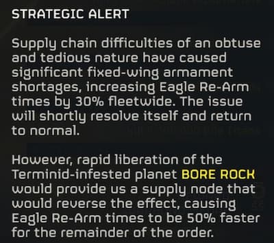 A Strategic Alert in Helldivers 2.